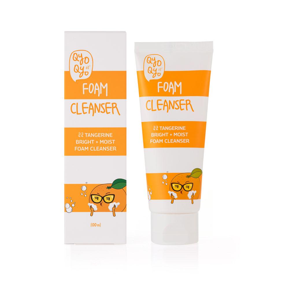 Qyo Qyo Tangerine ALL-IN-ONE CREAM & FOAM CLEANSER gift set