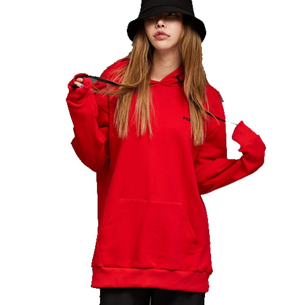 Reverse embroidery hood