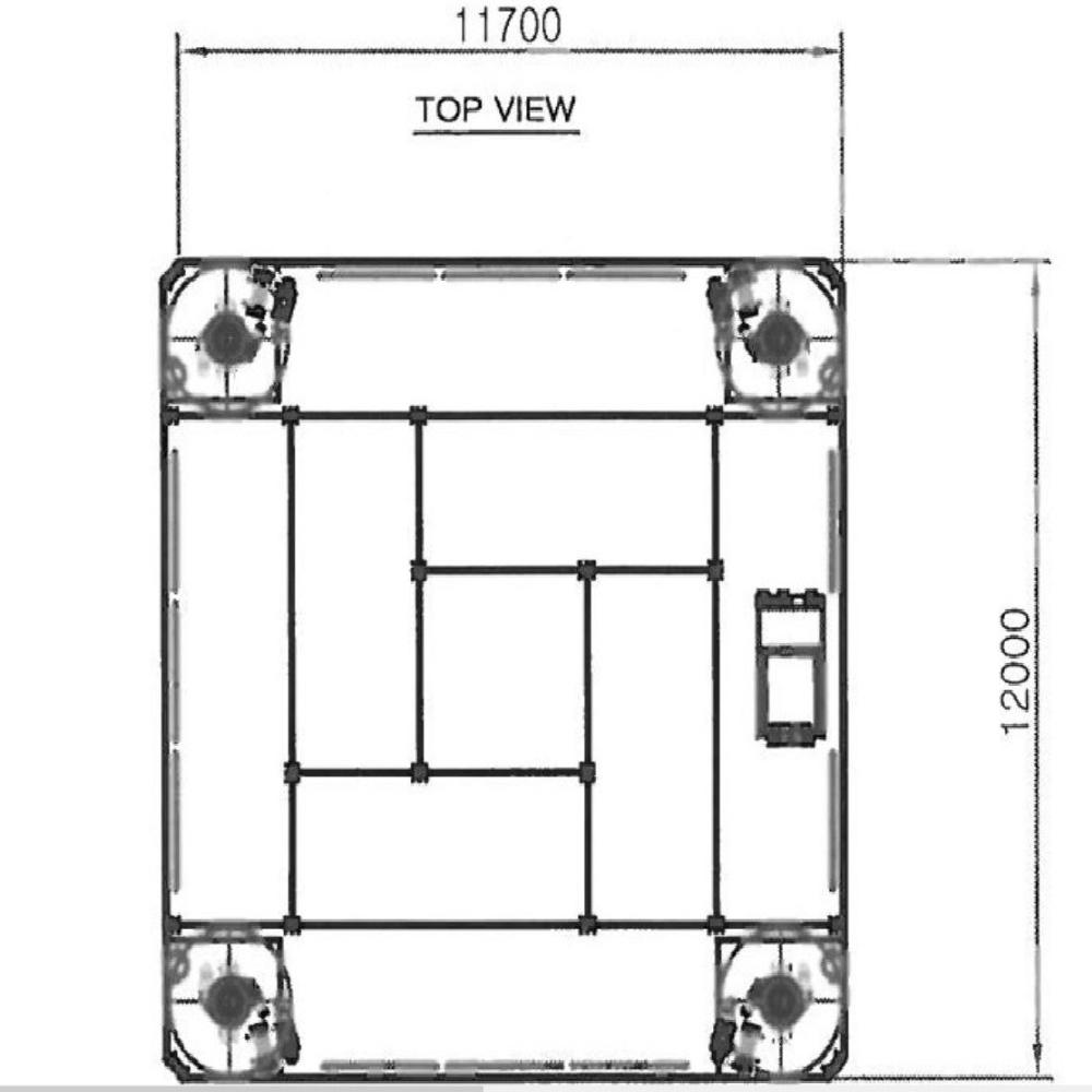 High quality Korea barge_100HS jack-up barge