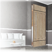 Wooden fire rated door