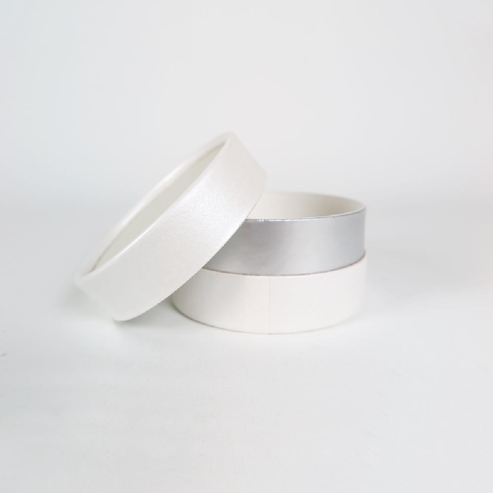 CB-Soap paper tube (Silver)_Soap Accessory Packaging Boxes Cylinder Gift Box Wrapping Supplies