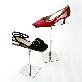detail image2 Shoe Stand for Display (Mirror silver) with high light, the display effect will be more powerful
