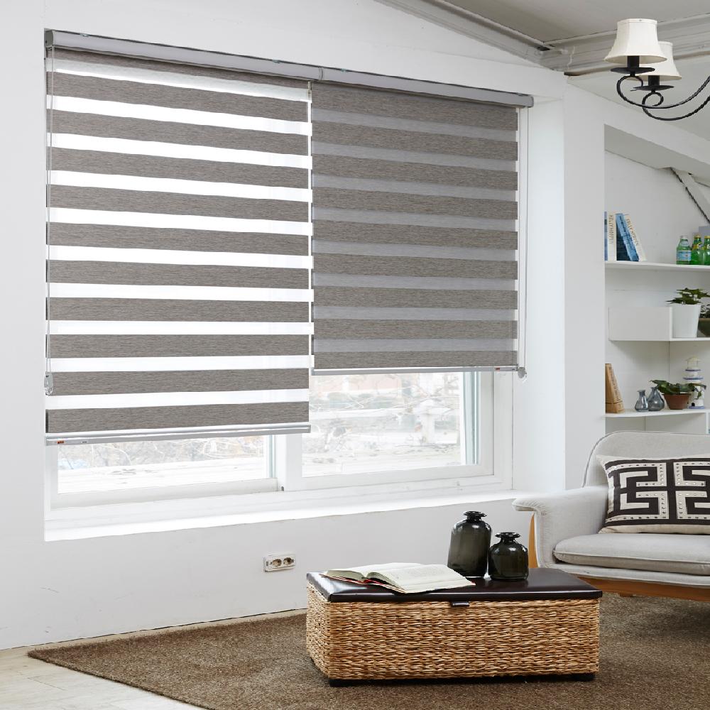 POLYESTER COMBI BLIND WINDOW SHADE TEXTILE(HOLY)-ANTIBACTERIAL/BLACK OUT