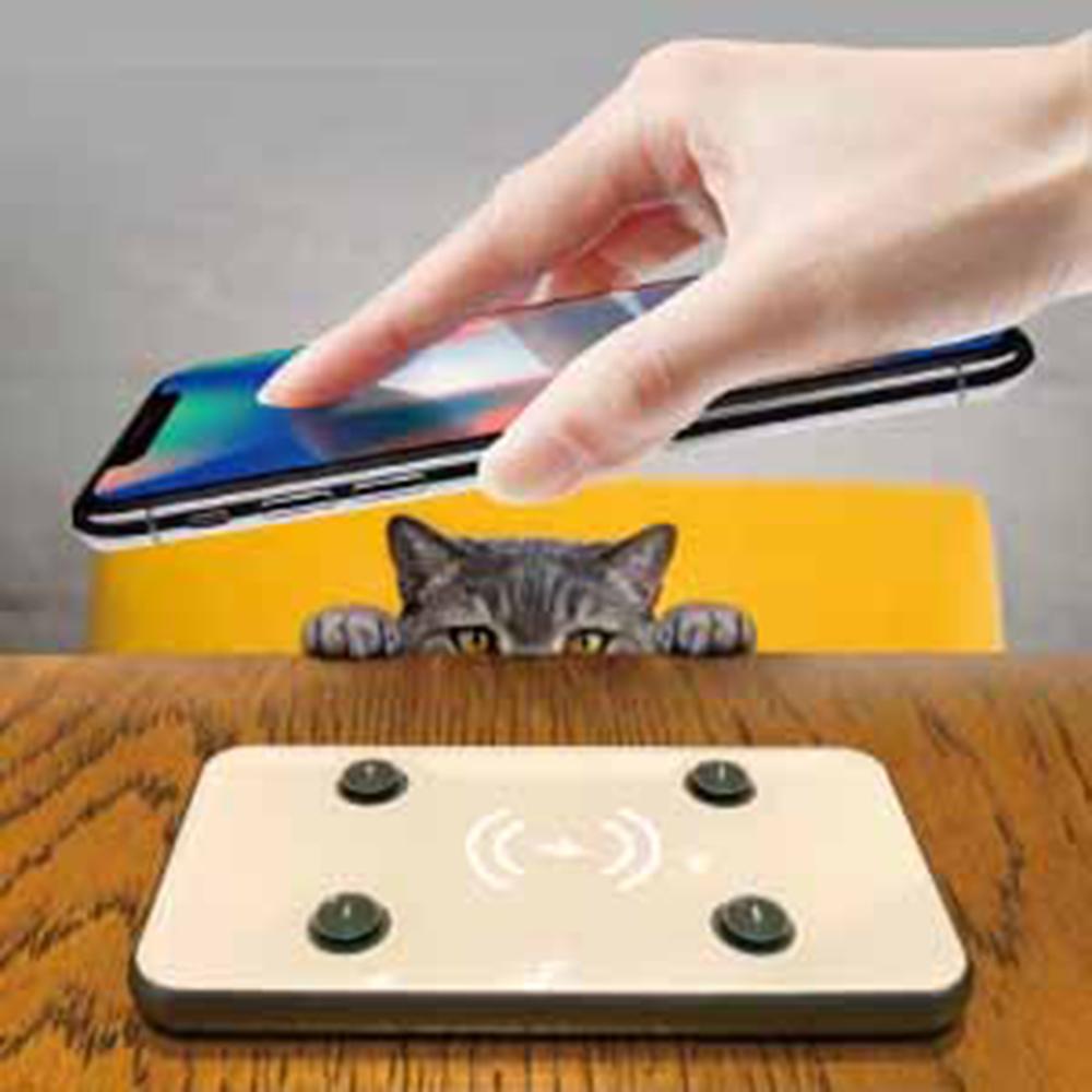 Octocell 5000mAh Wireless Dual USB Quick Charge Power Bank / Pink Color