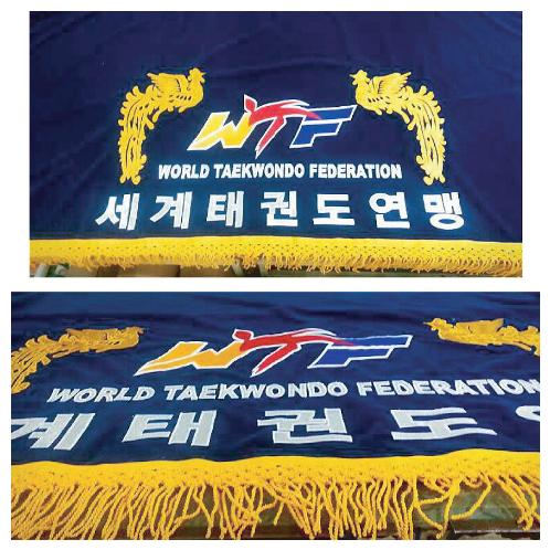 WTF World TaeKwonDo Federation Evaluation Table Cloth | TaeKwonDo, Federation, Evaluation, Table, Cloth, Flag, TKD, Korea, Best