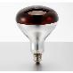 detail image1 JK HEAT PLUS 375W R40 Clear Infrared Heat Bulb Hard Glass 10pcs 110-