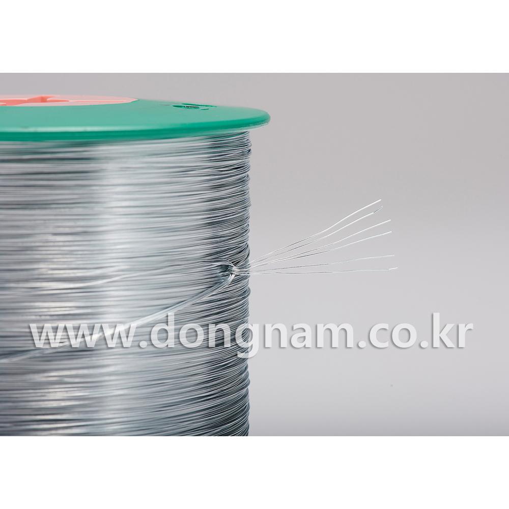 Hot dipped galvanized iron wire for braiding, armoring
