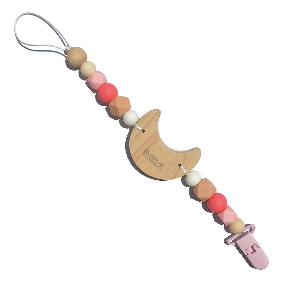 Pacifier Clip Supplier in Korea, HINOKI WOOD and SILICONE PACIFIER CLIP