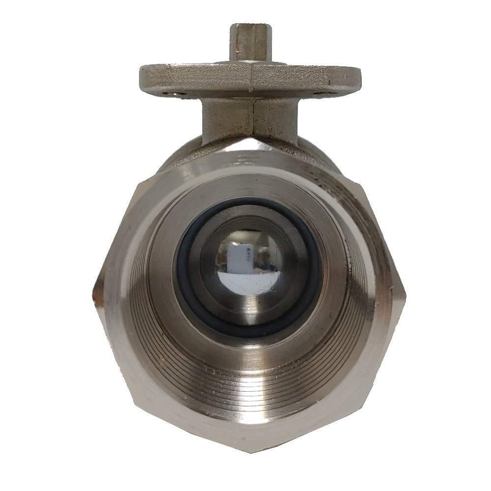 2 Way Ball Valve for Motorized Actuators - 1 1/2" Ball Valve