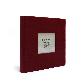detail image3 Fabric Frame Cover Photo Album 1UP, 5x7 50 Pockets (Wine burgundy)