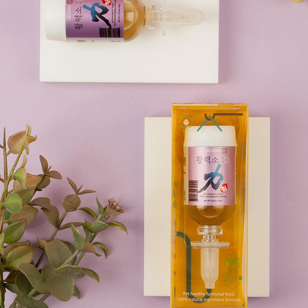 Mujijota Energy Booster:D 1.76 oz Pet Health Care Low Molecular Weight Collagen