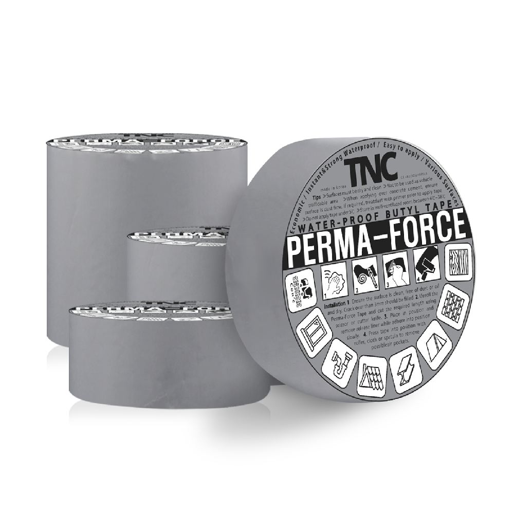 Butyl waterproof tape 5 cm -black