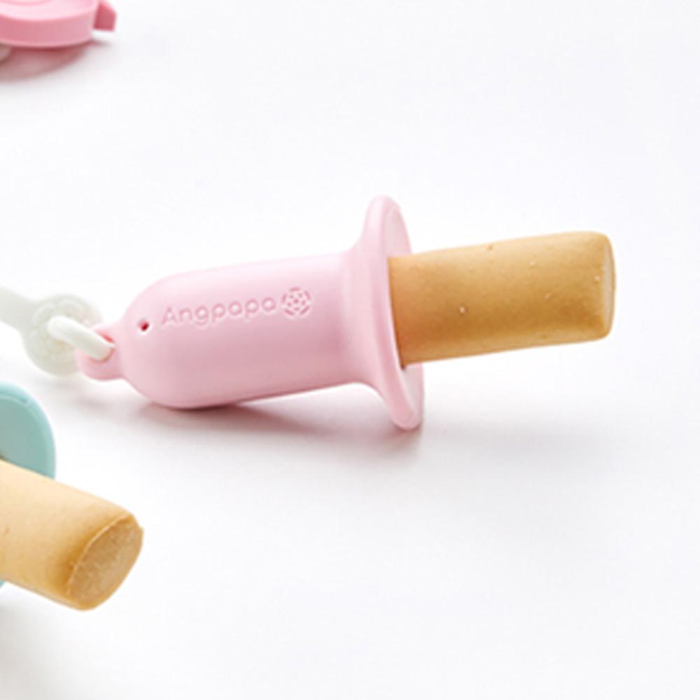 Toothy rusk holder pink