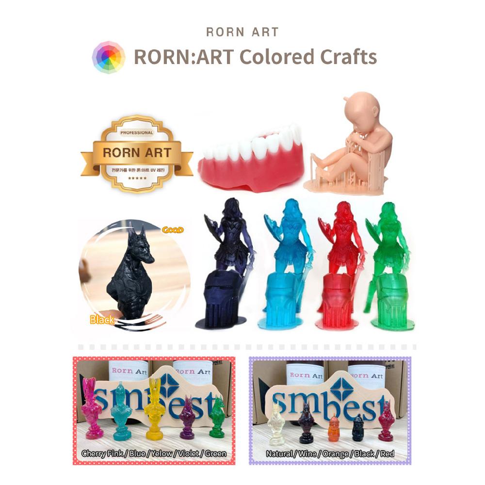Non-toxic Rorn Art Professional No Odor UV Resin for 3D Printer Natural color