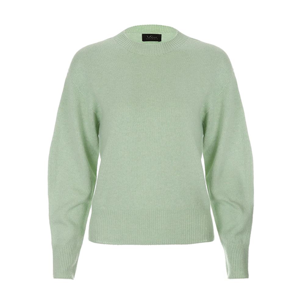Premium Cashmere Round Neck Pullover(green, yellow, gray, purple, sky)