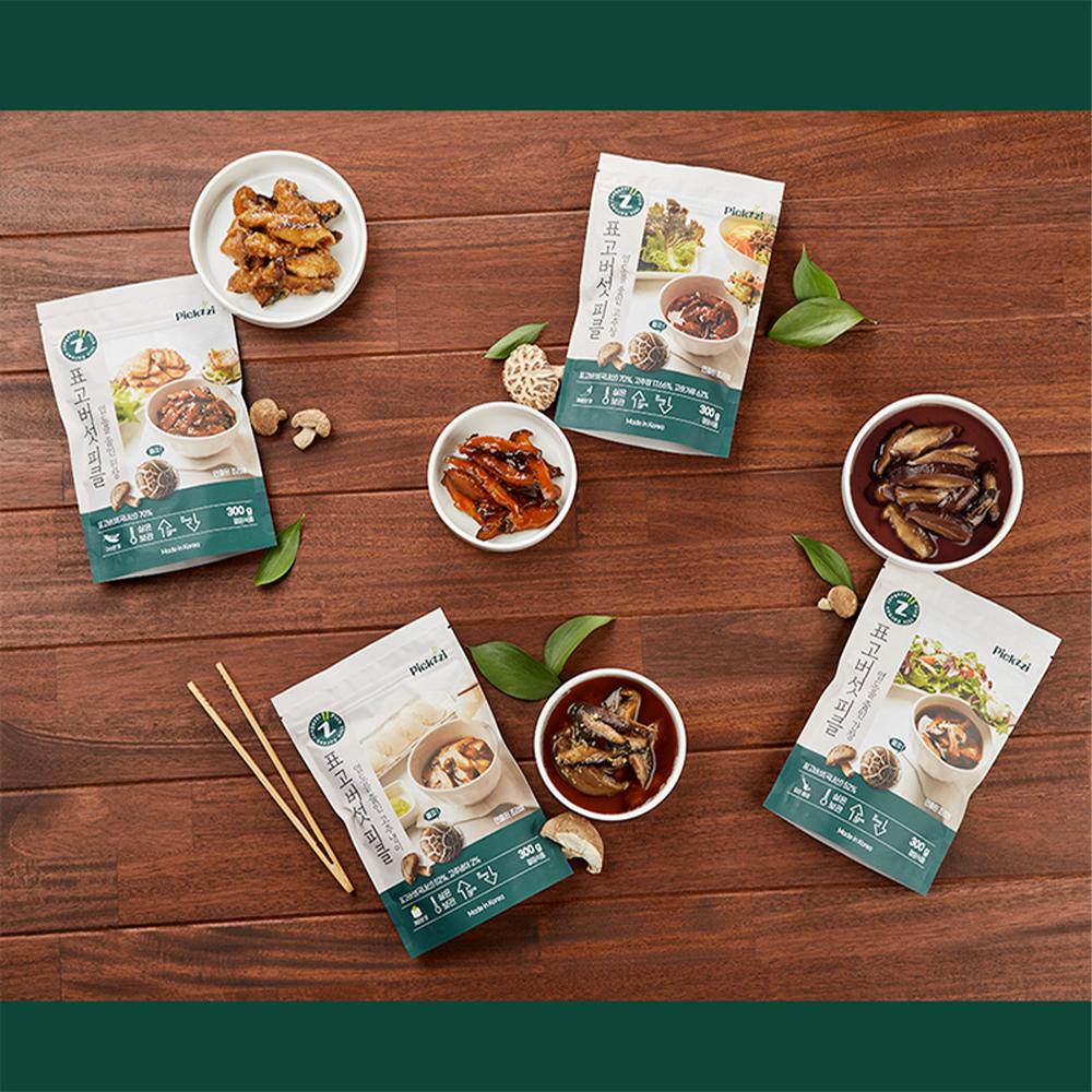 Pickzzi mushroom pickle Wasabi 300g