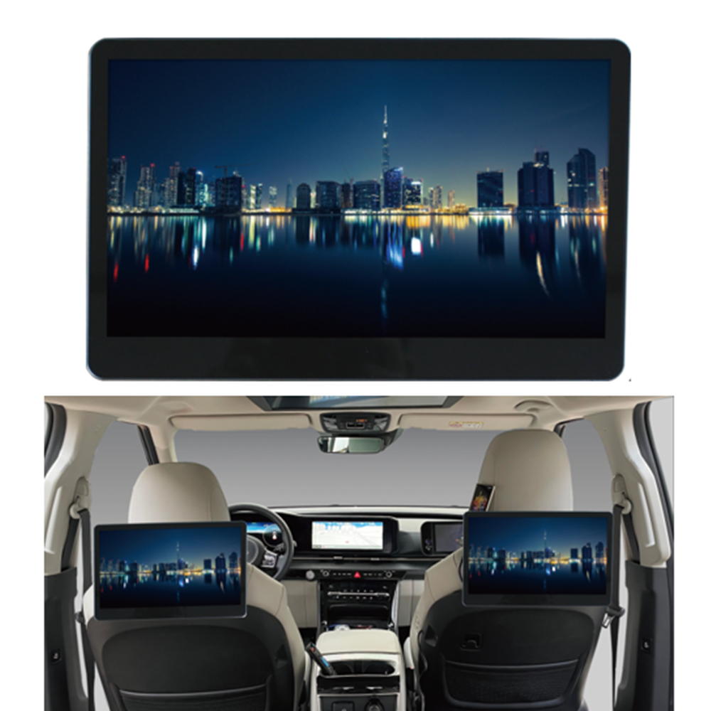 Roof Mount  Motorized monitor with Headrest dual monitor