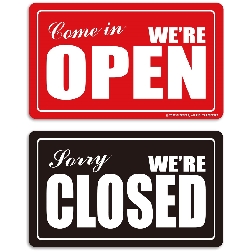 Open Closed Sign