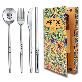 full image Cheerful Face Flatware Cutlery Set