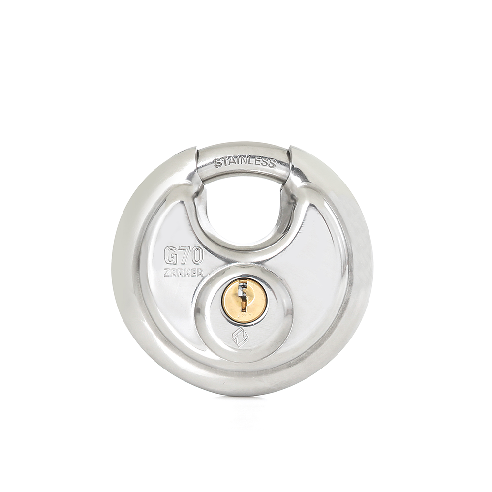 Stainless Steel Discus Padlock G70