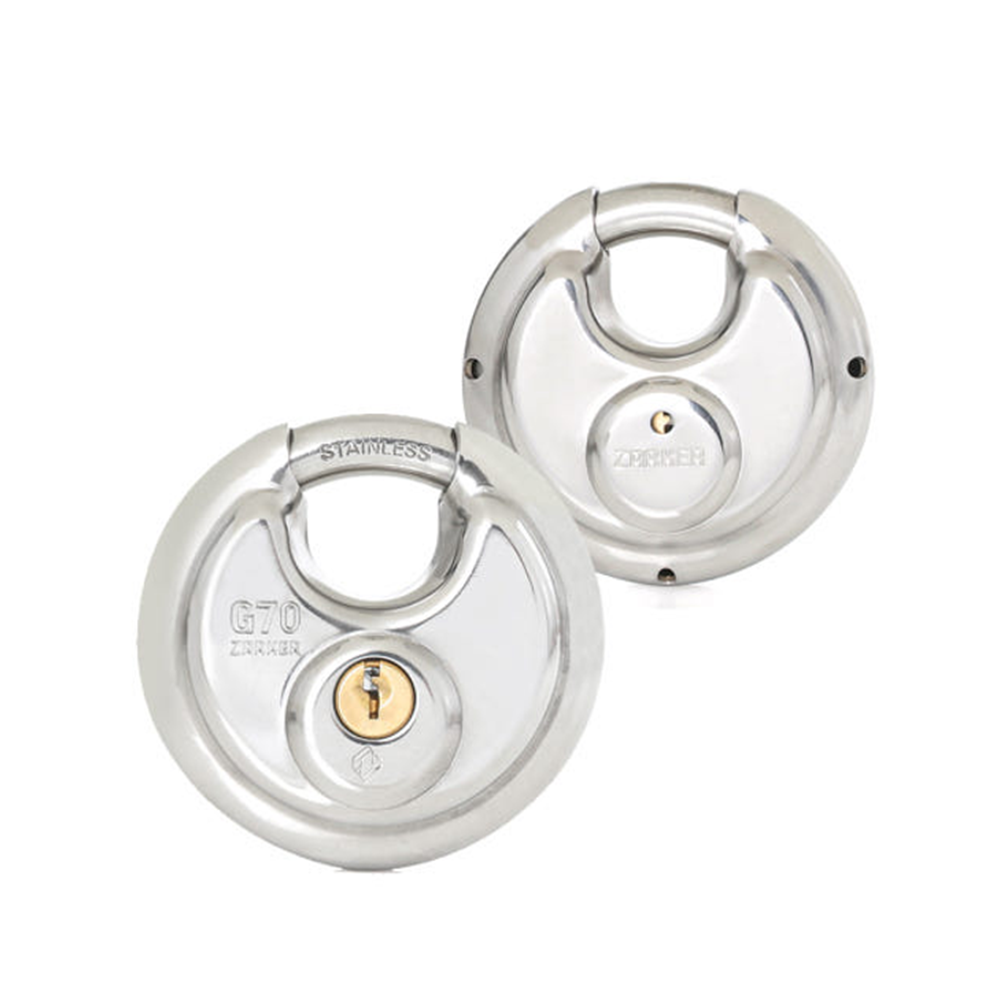 Stainless Steel Discus Padlock G70