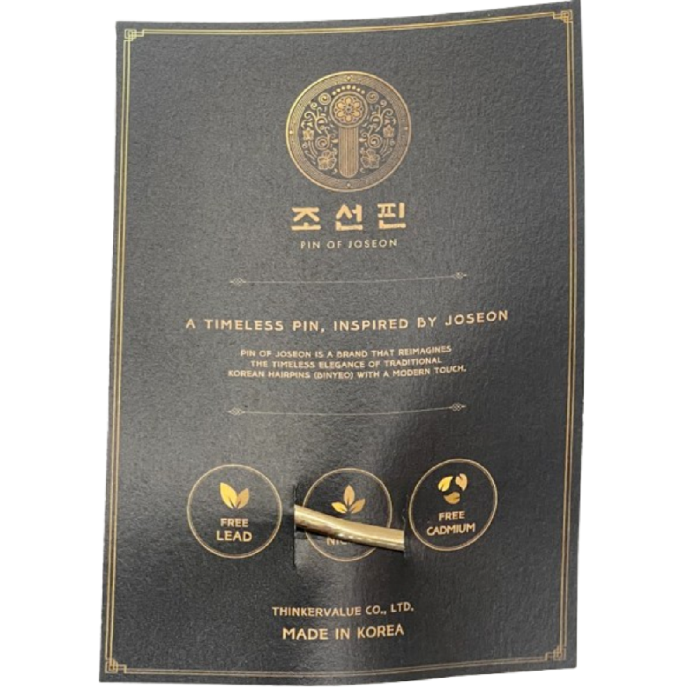 zoom Pin of Joseon Gold Flower Pearl