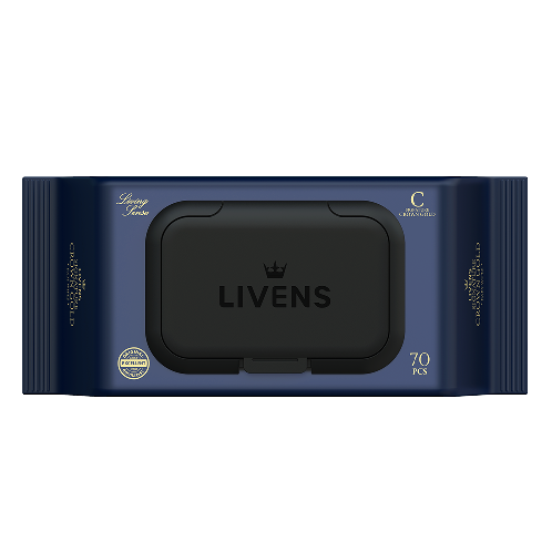 Livens High-Weight Baby Wet Wipes Crown Gold